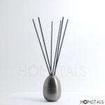 Luxury black finish diffuser bottle with cork stopper