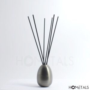 Luxury black finish diffuser bottle with cork stopper