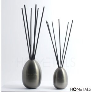 Wholesale matte black reed diffuser vessel for fragrance brands