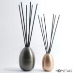 Matte copper reed diffuser bottle 100 ml egg shape