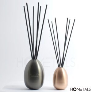 Matte copper reed diffuser bottle 100 ml egg shape