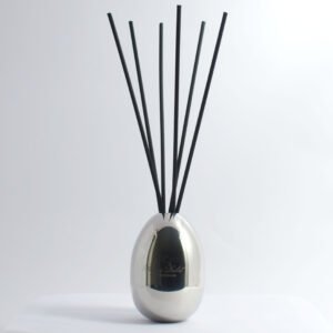 Customizable stainless steel reed diffuser bottle with Portuguese cork