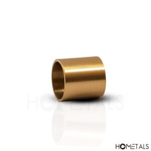 Premium golden brass candle holder for two candle sizes