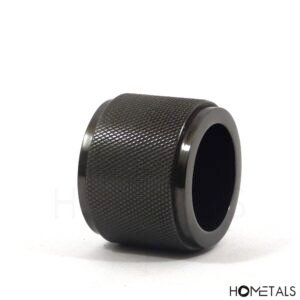 Black modern candle holder for hotel dining and event styling