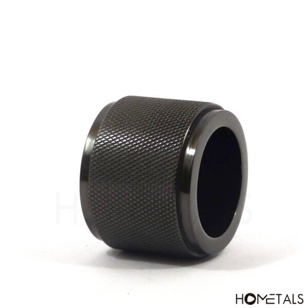 Black modern candle holder for hotel dining and event styling
