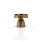 High-end brass candle holder for weddings and luxury settings