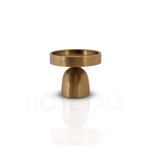 High-end brass candle holder for weddings and luxury settings