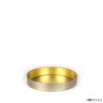 Round metal tray
