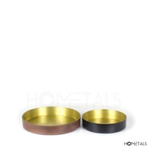 Coloured Aluminum Tray Set- Lightweight, Vibrant & Versatile for Modern Interiors - Image 2