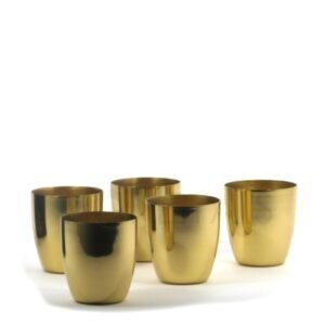 One Unit Small Golden Premium Candle Jar for 100g Wax - Image 3