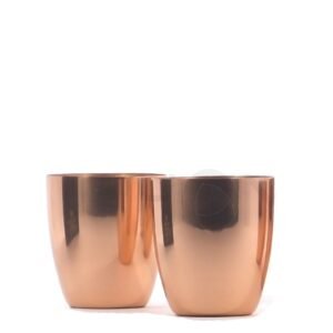 Small Copper Metal Candle Jar for 100g Wax - Image 3