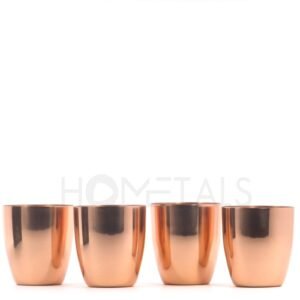 Small Copper Metal Candle Jar for 100g Wax