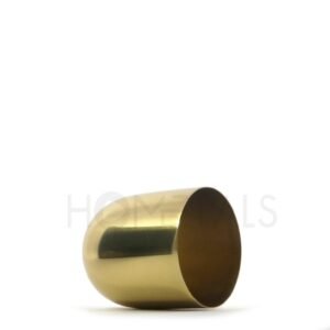 Small Golden Brass Candle Container for 150g Wax - Image 2