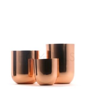 Rose Gold Copper Candle Container for 150g Wax - Image 4