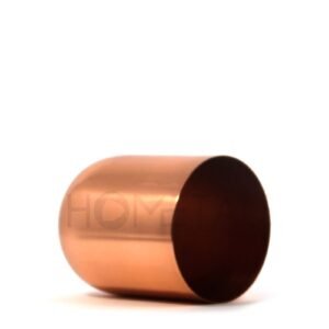 Rose Gold Glossy Candle Jar – Vault Design for 450g Candles - Image 5