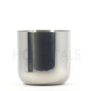 Large Silver Candle Container – Perfect for 800g Wax