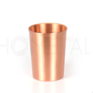 Pure copper heavy gauge matte finish tumbler