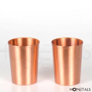 Wellness copper tumbler for luxury hospitality