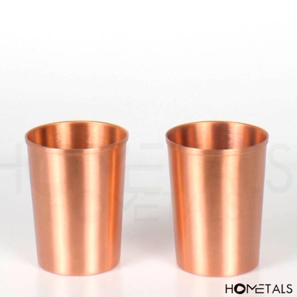 Wellness copper tumbler for luxury hospitality