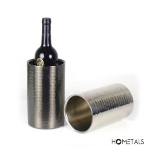 Durable stainless steel wine bucket for bars and events