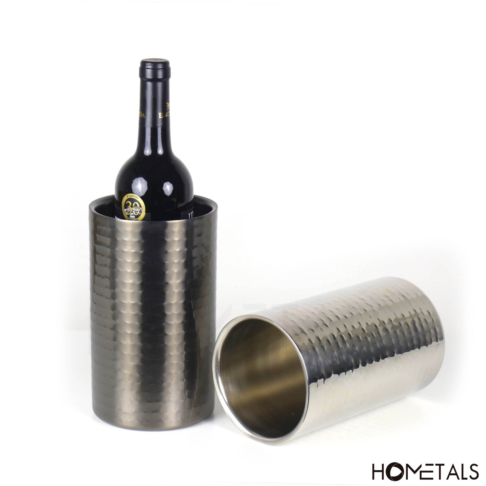 Durable stainless steel wine bucket for bars and events