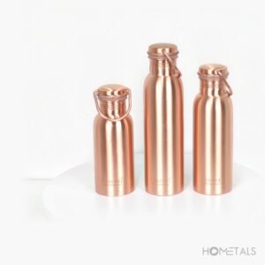 Pure Copper Water Bottle Set with Handle S/M/L | Wholesale EU | Private Label - Image 2