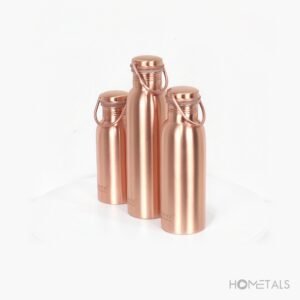 Pure Copper Water Bottle Set with Handle S/M/L | Wholesale EU | Private Label - Image 3
