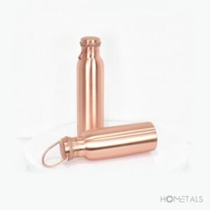Pure Copper Water Bottle 1000ml with Handle | Wholesale EU | Hometals - Image 3