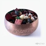 textured copper decorative bowl 17cm wholesale EU Portugal home decor