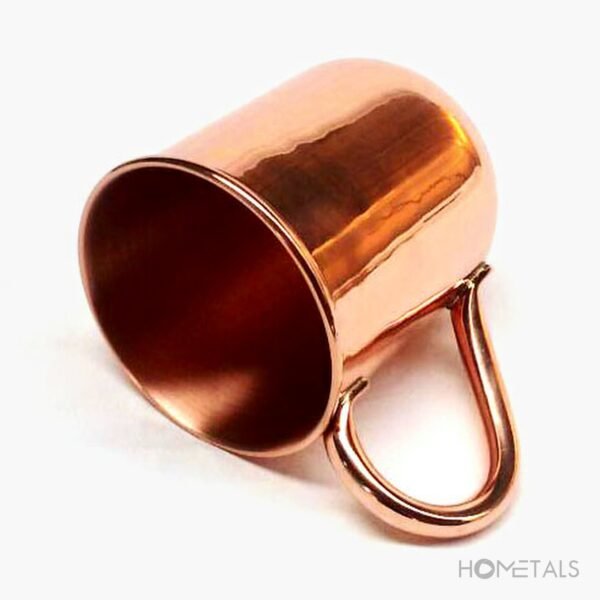 pure copper mug 250ml rounded base high gloss welded handle wholesale EU Portugal