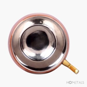 Copper Barrel Moscow Mule Mug 500ml with Brass Handle | Wholesale EU | Hometals - Image 2